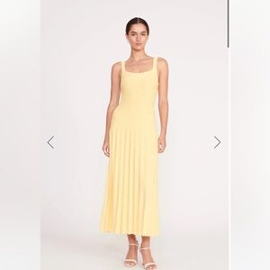 Staud Ellison Dress in LemonDrop